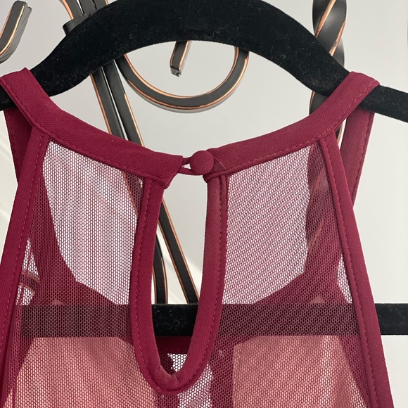 Beautiful Morgan & Co. Women’s/Junior Burgundy Mini Dress Size 3/4 New - Picture 4 of 13